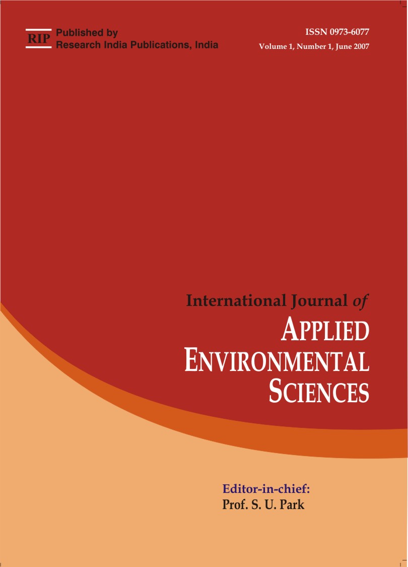IJAES, International Journal of Applied Environmental